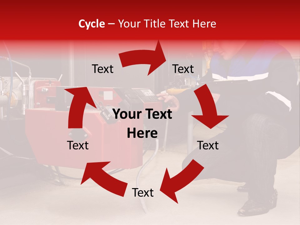 Technology Thermostat Gas PowerPoint Template