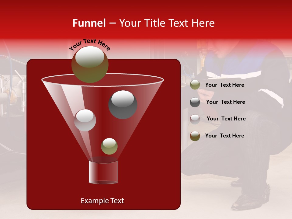 Technology Thermostat Gas PowerPoint Template