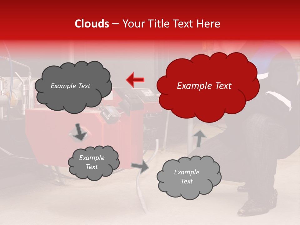Technology Thermostat Gas PowerPoint Template