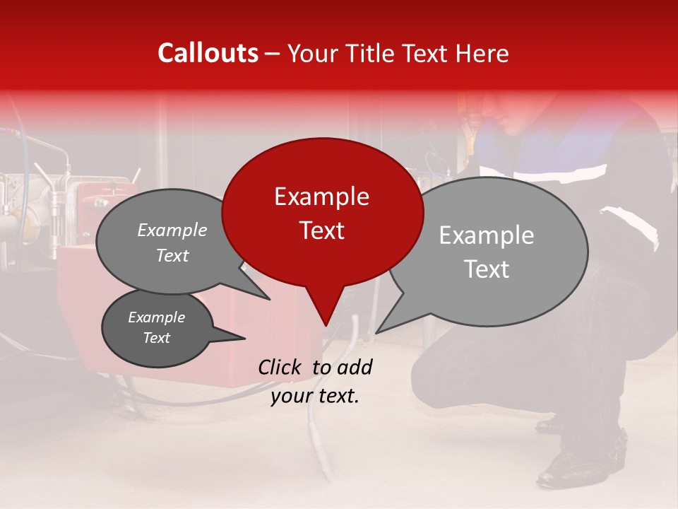 Technology Thermostat Gas PowerPoint Template