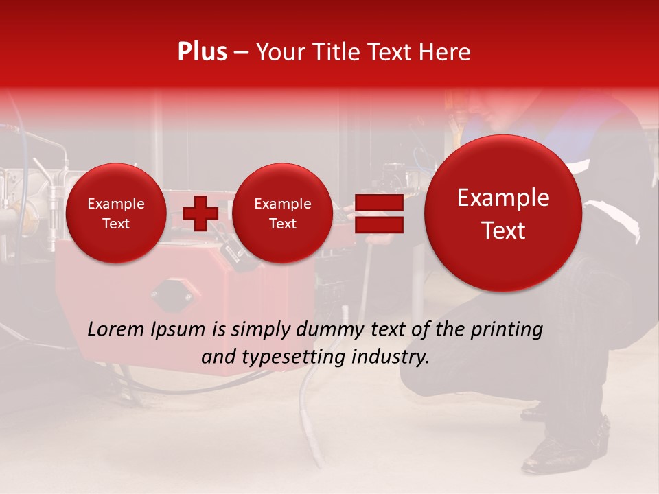 Technology Thermostat Gas PowerPoint Template