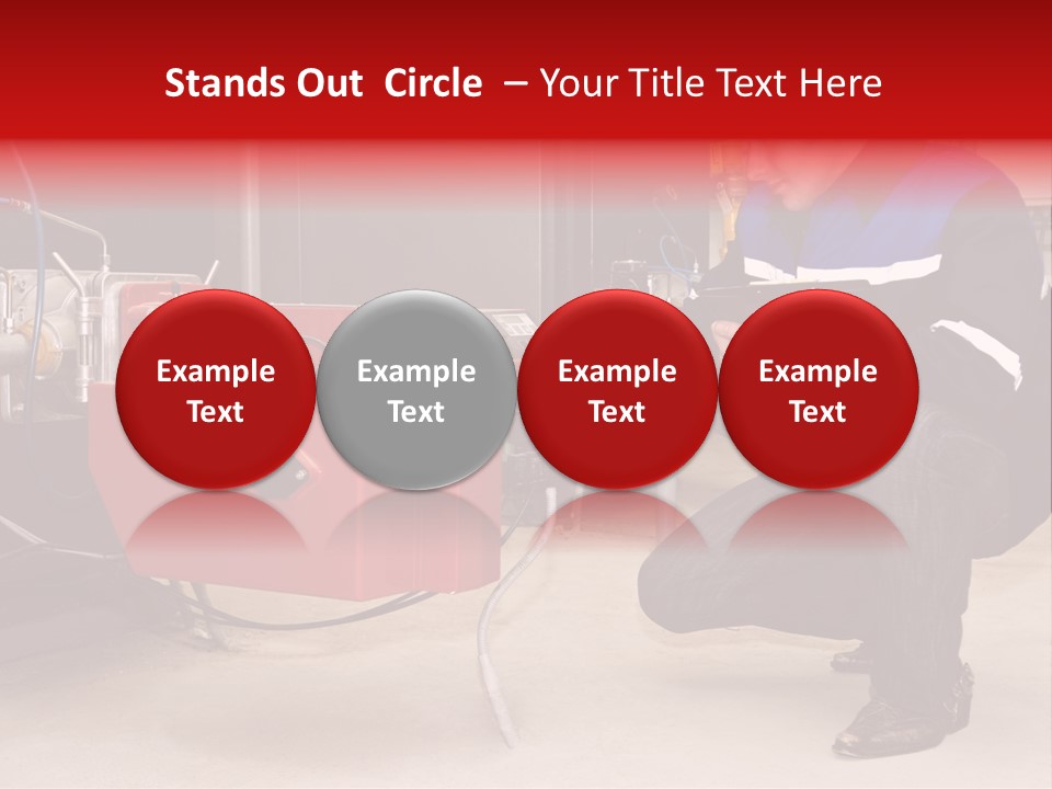 Technology Thermostat Gas PowerPoint Template