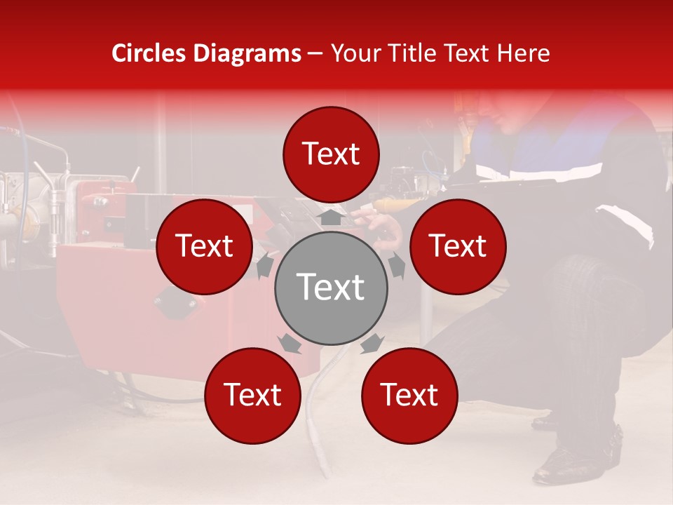 Technology Thermostat Gas PowerPoint Template
