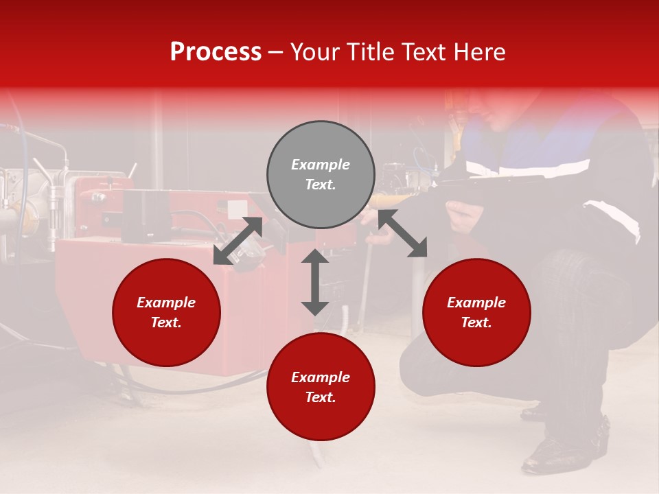 Technology Thermostat Gas PowerPoint Template