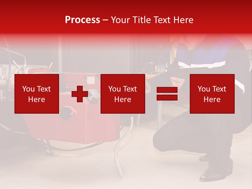 Technology Thermostat Gas PowerPoint Template