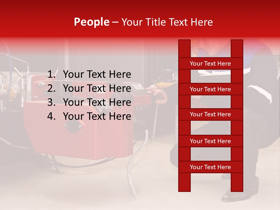 Technology Thermostat Gas PowerPoint Template