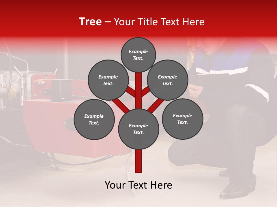 Technology Thermostat Gas PowerPoint Template