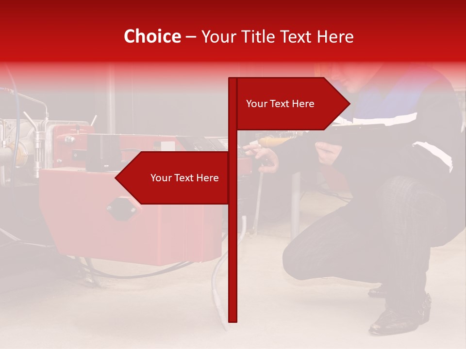 Technology Thermostat Gas PowerPoint Template