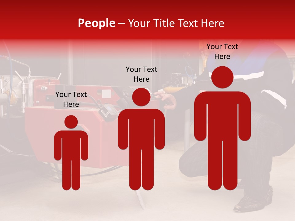 Technology Thermostat Gas PowerPoint Template