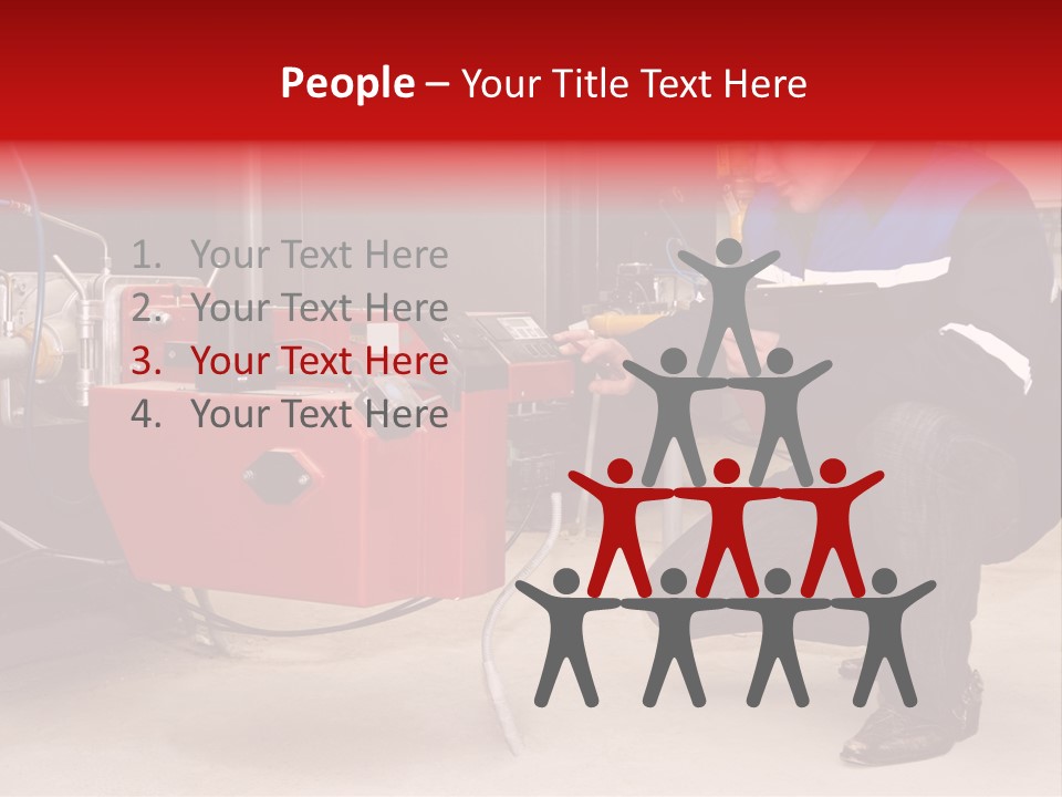 Technology Thermostat Gas PowerPoint Template