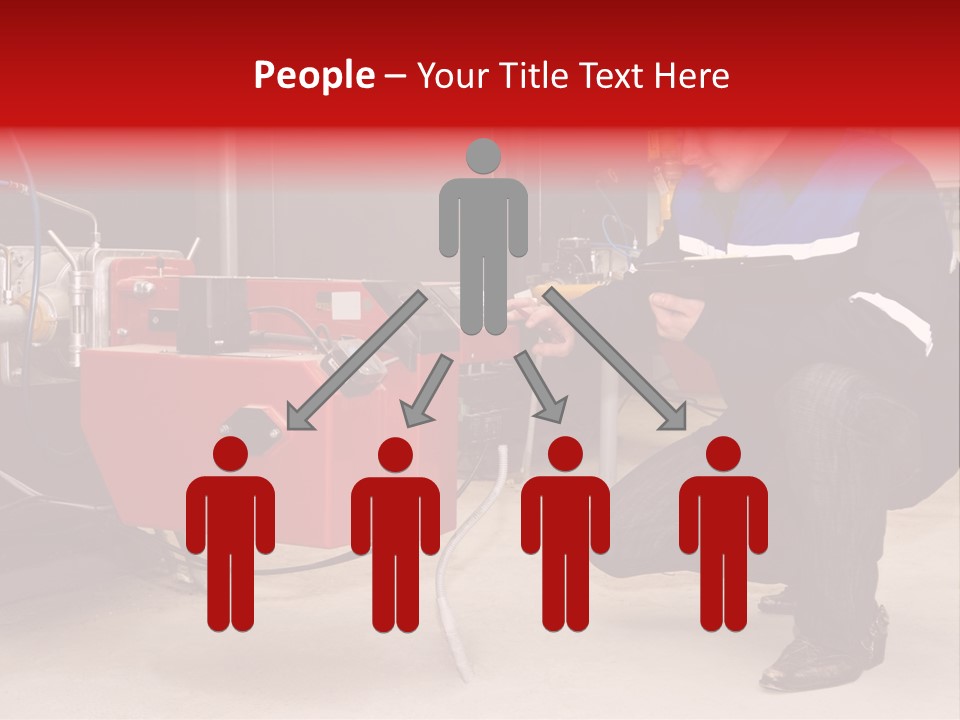 Technology Thermostat Gas PowerPoint Template