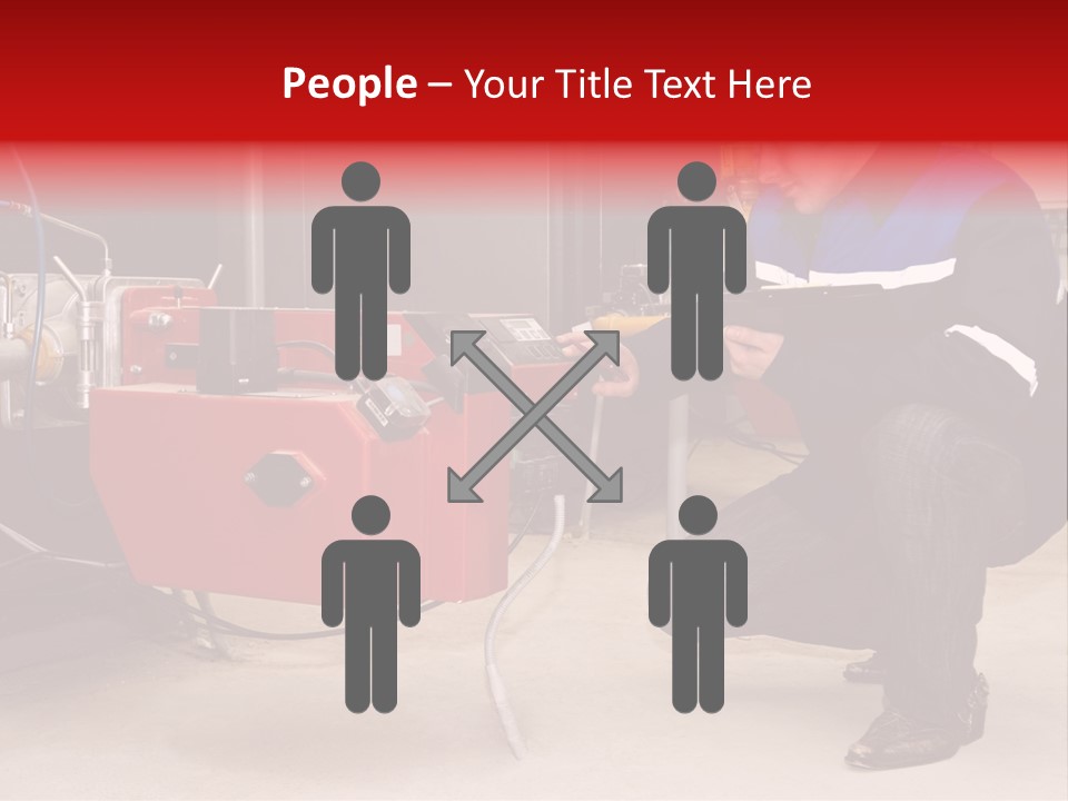 Technology Thermostat Gas PowerPoint Template