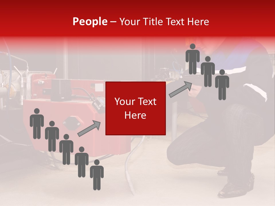 Technology Thermostat Gas PowerPoint Template