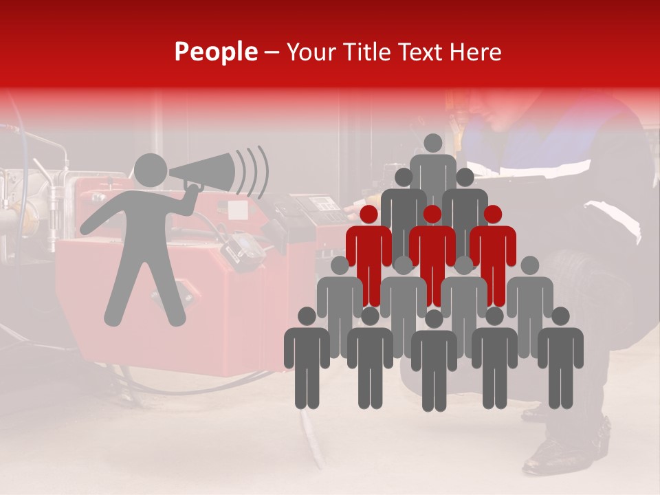 Technology Thermostat Gas PowerPoint Template