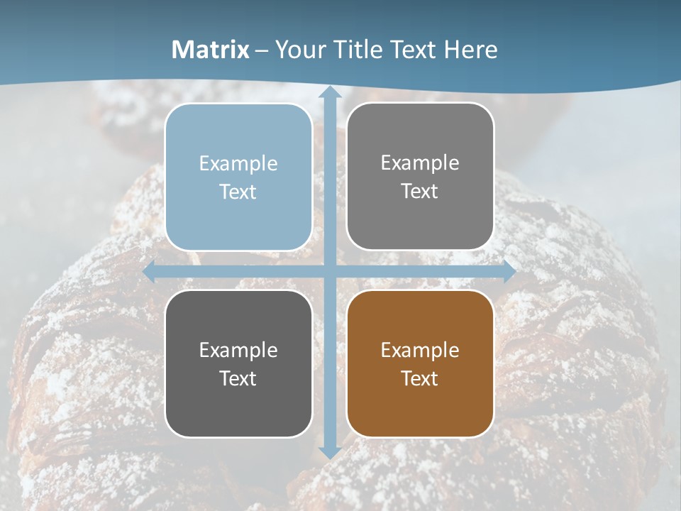 Breakfast Almond Baked PowerPoint Template