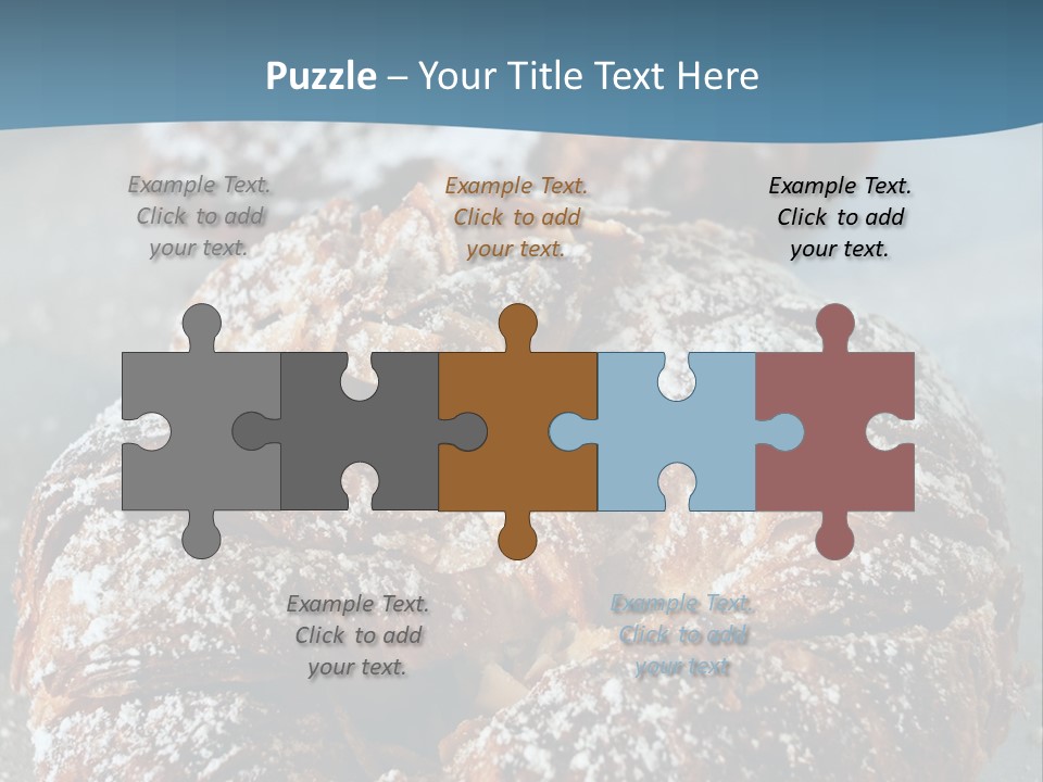 Breakfast Almond Baked PowerPoint Template