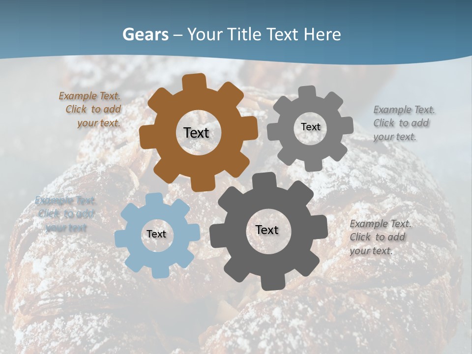 Breakfast Almond Baked PowerPoint Template