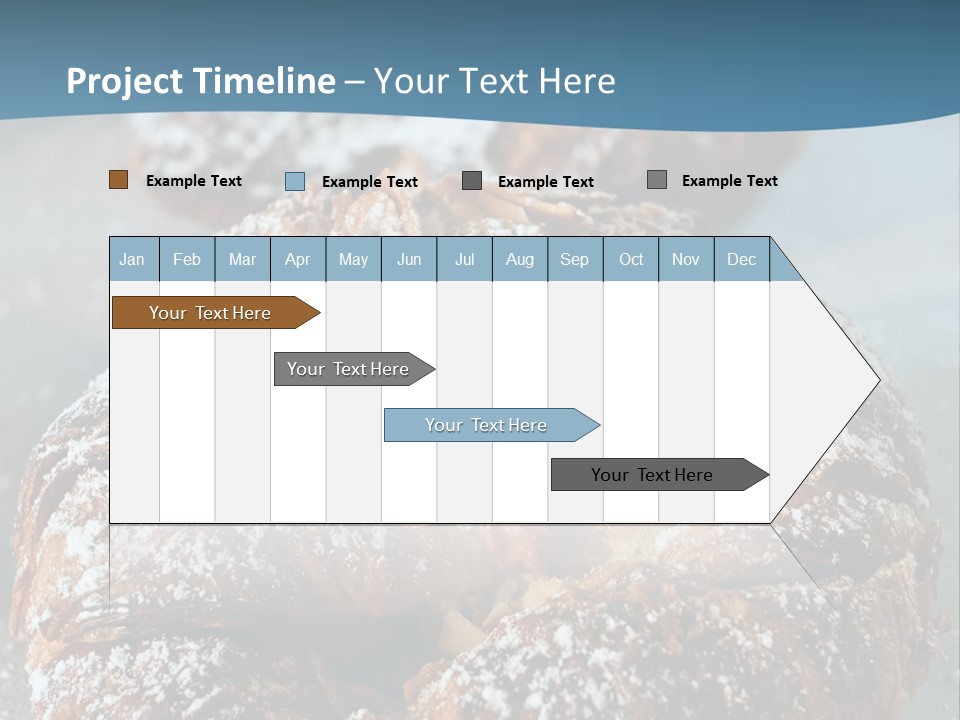 Breakfast Almond Baked PowerPoint Template