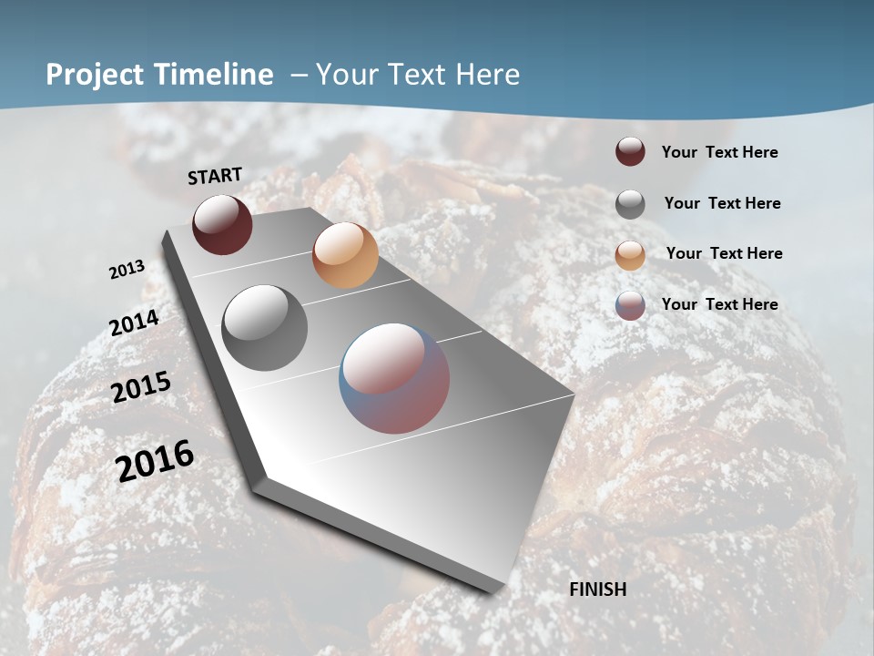 Breakfast Almond Baked PowerPoint Template