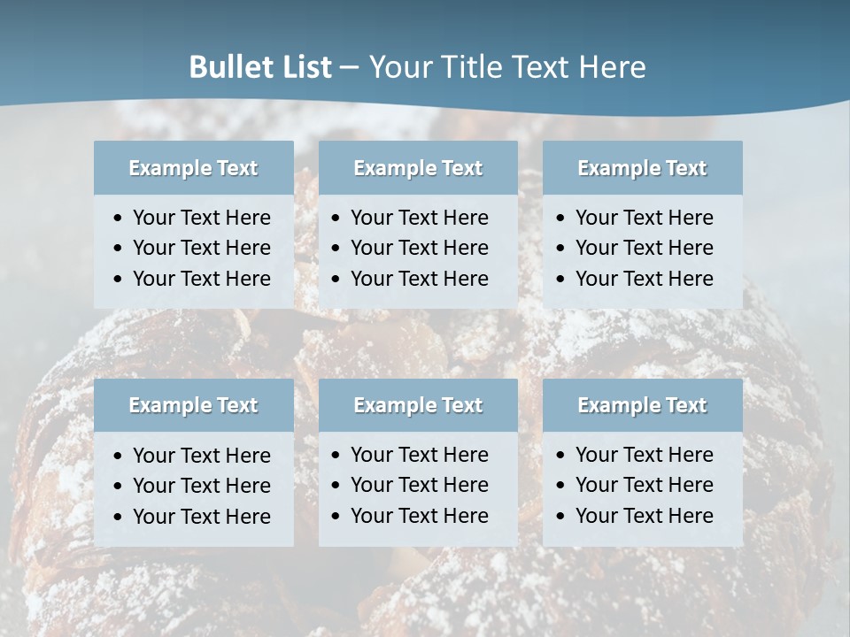 Breakfast Almond Baked PowerPoint Template