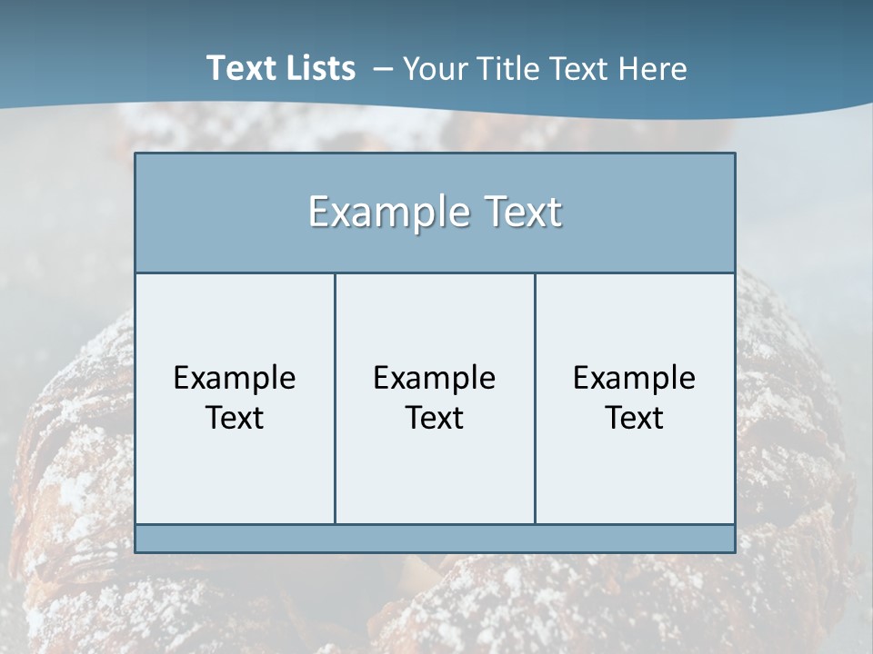 Breakfast Almond Baked PowerPoint Template