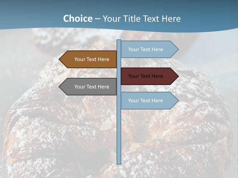 Breakfast Almond Baked PowerPoint Template