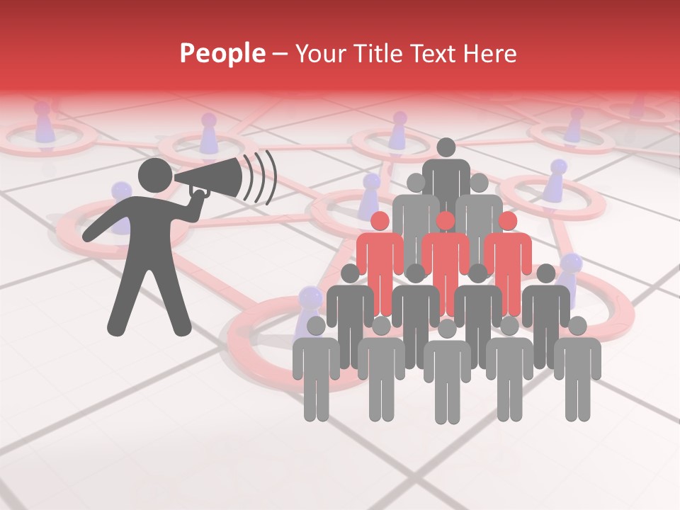 Communication Plans People PowerPoint Template