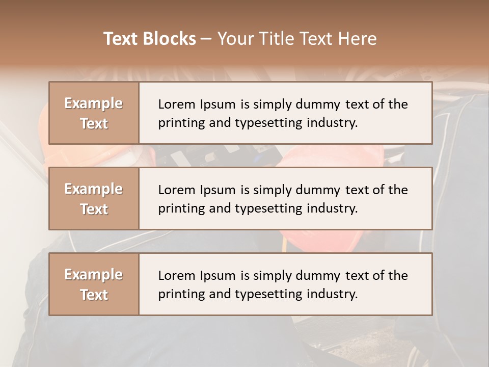 Laborer Industrial Two PowerPoint Template