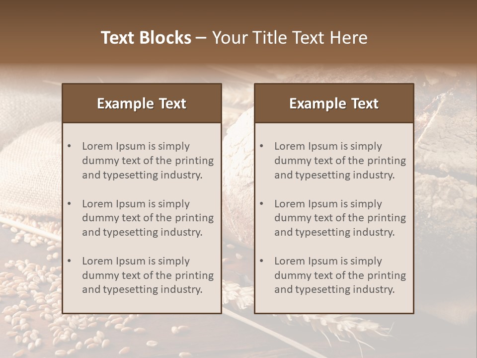 Beauty Cereal Homemade PowerPoint Template