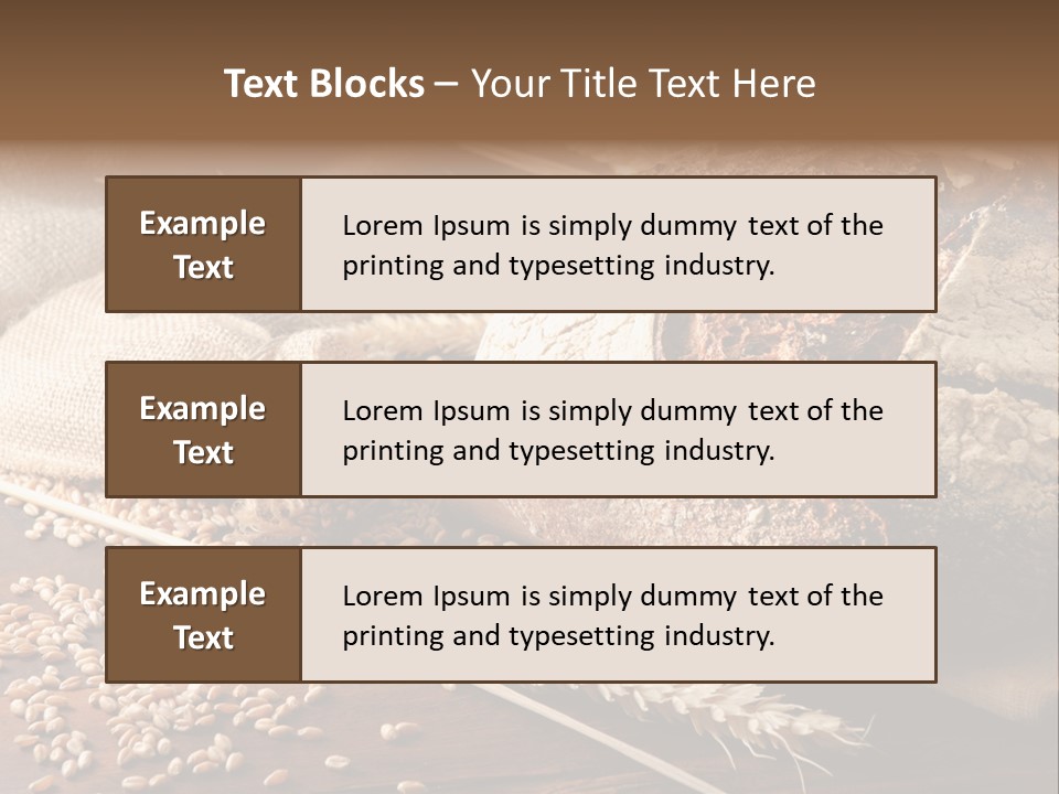 Beauty Cereal Homemade PowerPoint Template