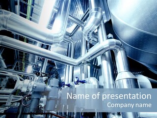 Fuel Manufacturing Heat PowerPoint Template