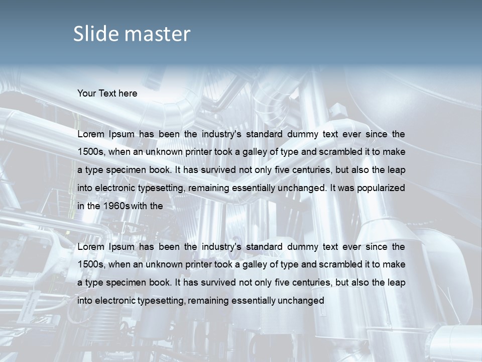 Fuel Manufacturing Heat PowerPoint Template