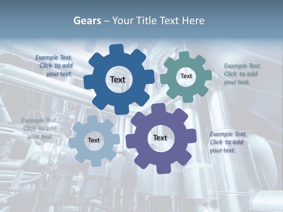 Fuel Manufacturing Heat PowerPoint Template