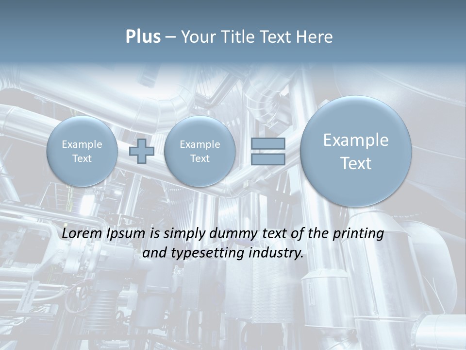 Fuel Manufacturing Heat PowerPoint Template