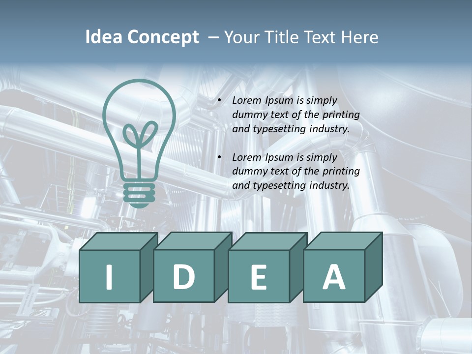 Fuel Manufacturing Heat PowerPoint Template