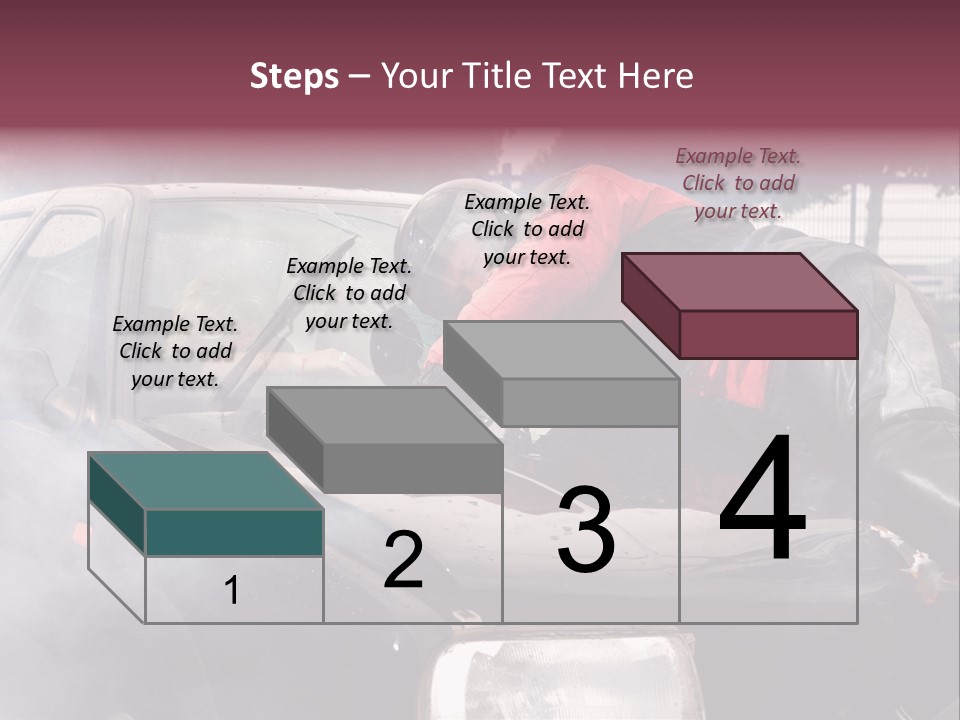 Lying Wet Windshield PowerPoint Template