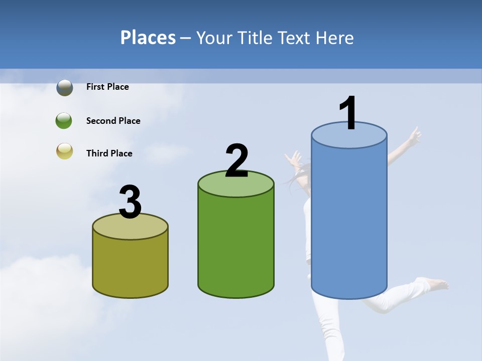Cloud Fashion Beauty PowerPoint Template