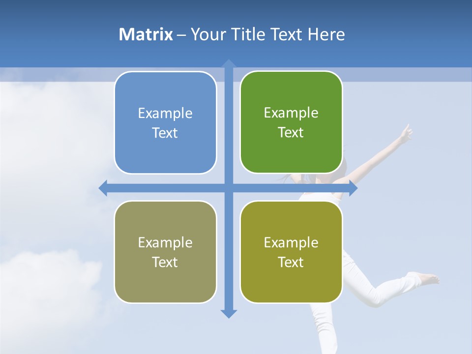 Cloud Fashion Beauty PowerPoint Template