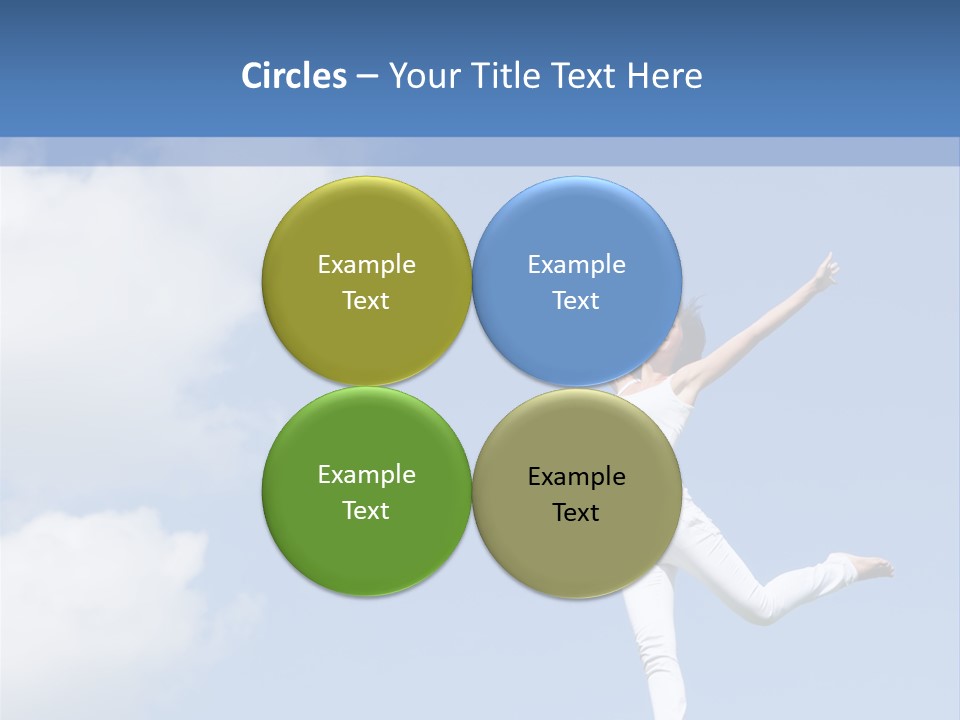 Cloud Fashion Beauty PowerPoint Template