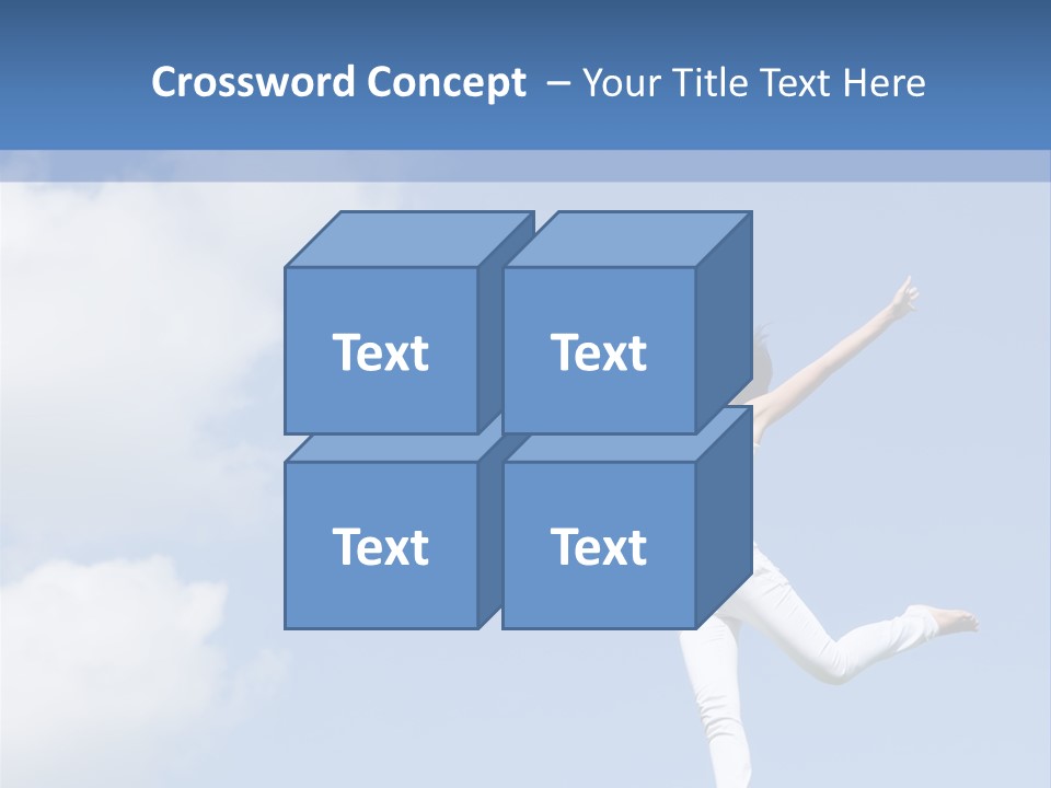 Cloud Fashion Beauty PowerPoint Template