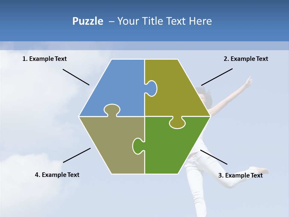 Cloud Fashion Beauty PowerPoint Template