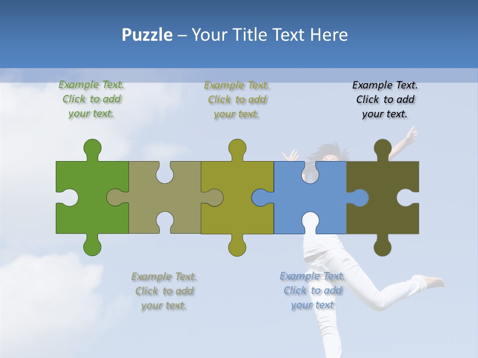 Cloud Fashion Beauty PowerPoint Template