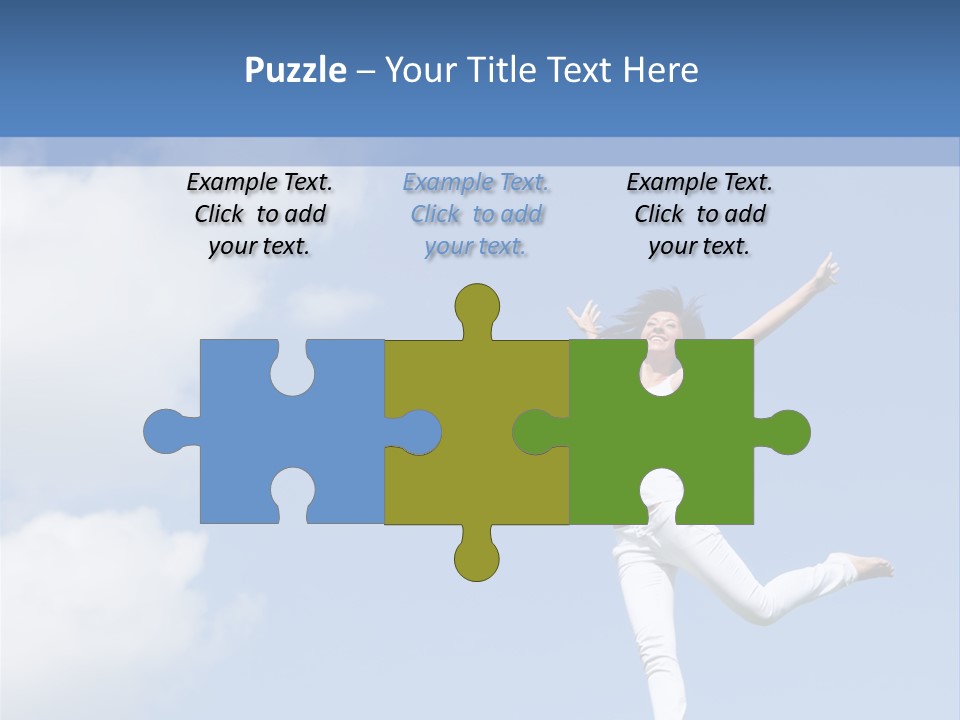 Cloud Fashion Beauty PowerPoint Template