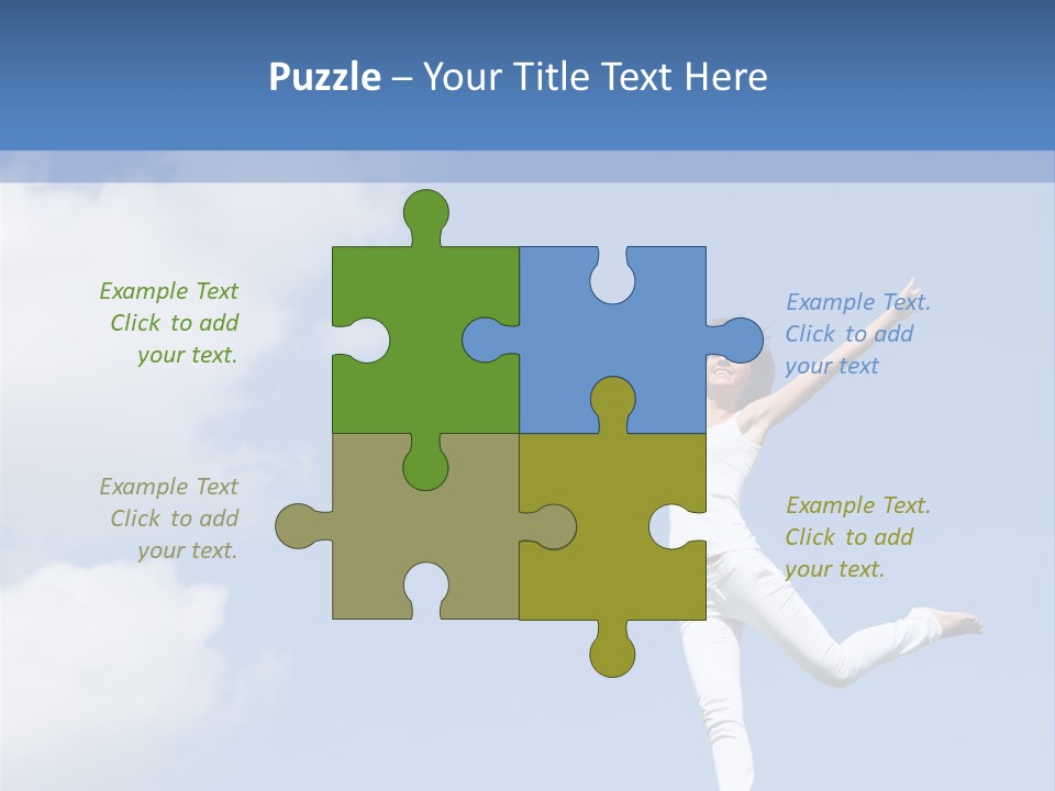 Cloud Fashion Beauty PowerPoint Template