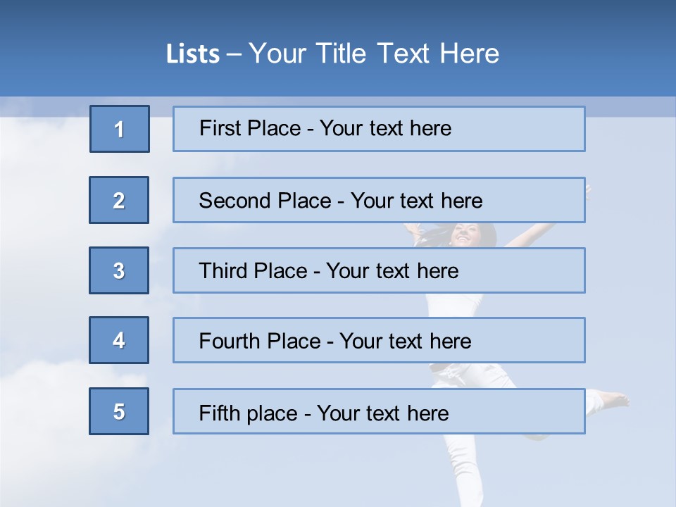 Cloud Fashion Beauty PowerPoint Template