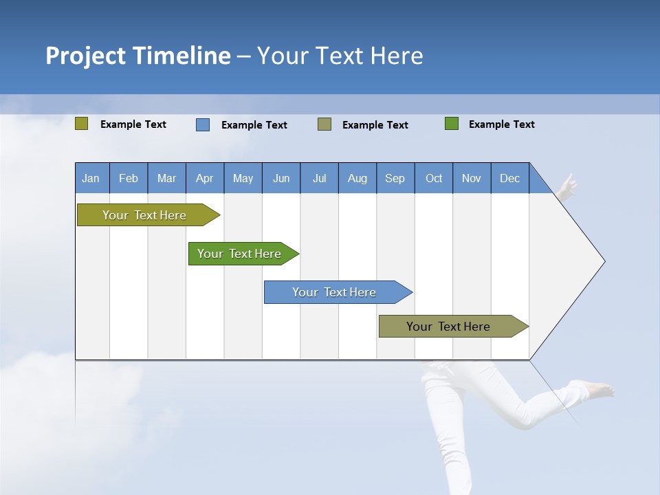Cloud Fashion Beauty PowerPoint Template