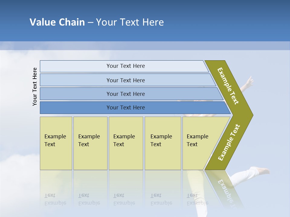 Cloud Fashion Beauty PowerPoint Template