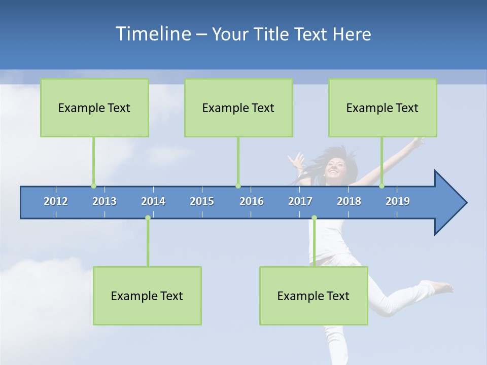 Cloud Fashion Beauty PowerPoint Template