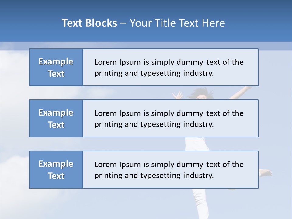 Cloud Fashion Beauty PowerPoint Template