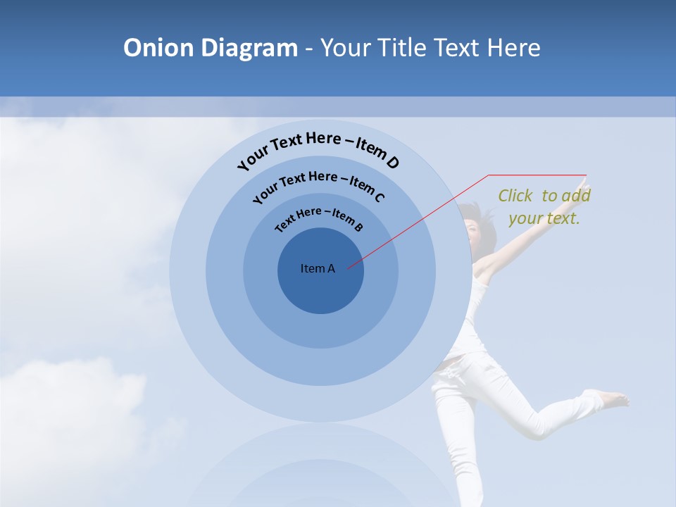 Cloud Fashion Beauty PowerPoint Template